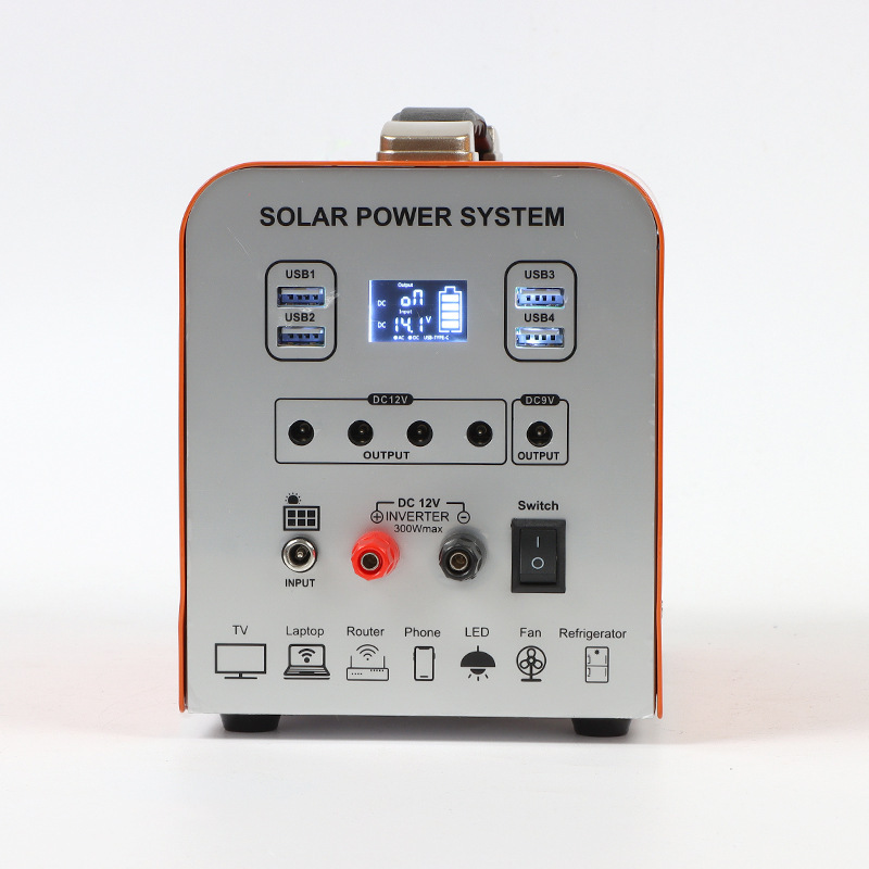 300W inverter controller solar panel charging integrated machine outdoor energy storage vehicle 12V 